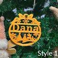 Load image into Gallery viewer, Personalised 3d Christmas ornaments