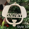 Load image into Gallery viewer, Personalised 3d Christmas ornaments