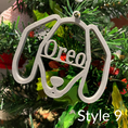 Load image into Gallery viewer, Personalised 3d Christmas ornaments