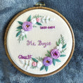 Load image into Gallery viewer, Teacher hand embroidery gift