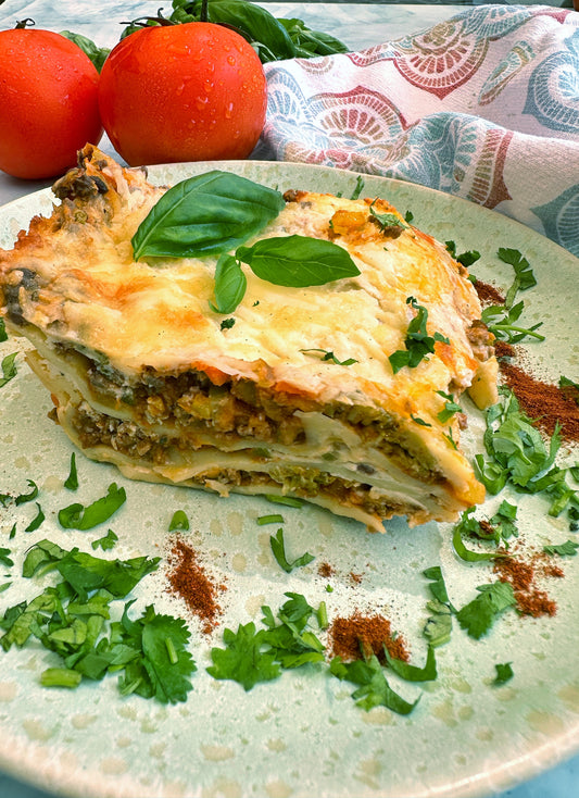 Beef lasagne