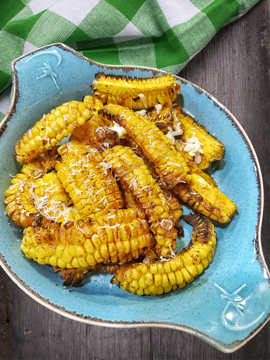 Curly corns or corn ribs