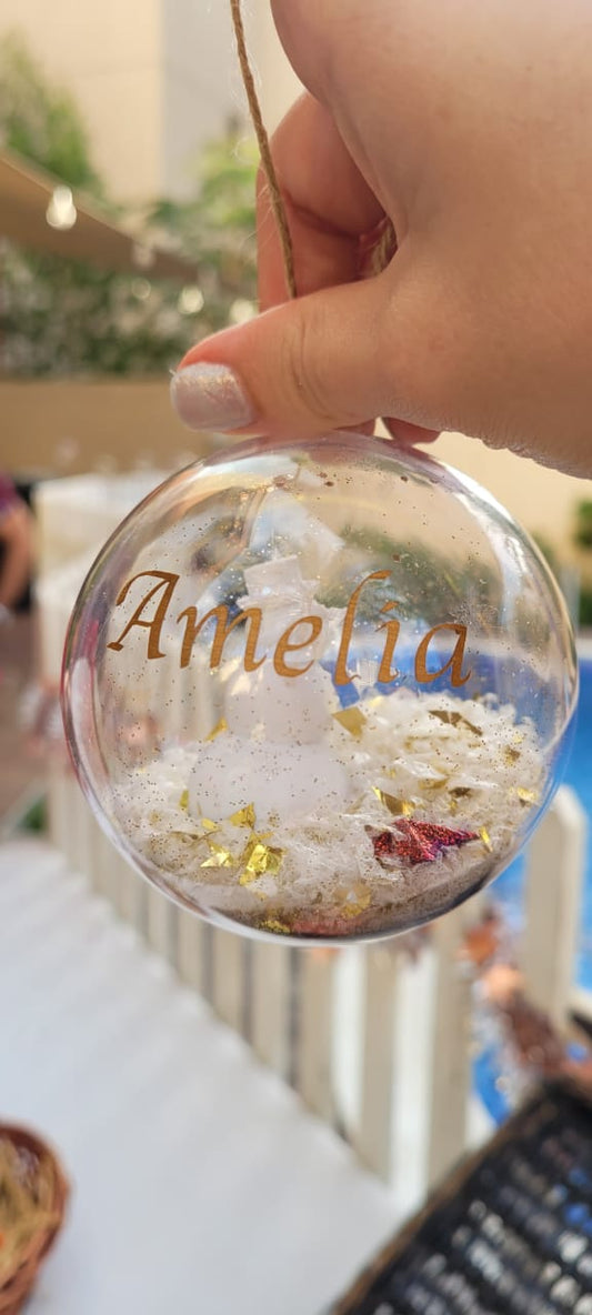 Personalised DIY baubles