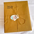 Load image into Gallery viewer, Christmas gift packaging with a personalised message
