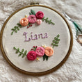 Load image into Gallery viewer, Floral hand embroidery
