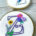 Load image into Gallery viewer, Hand embroidery initials
