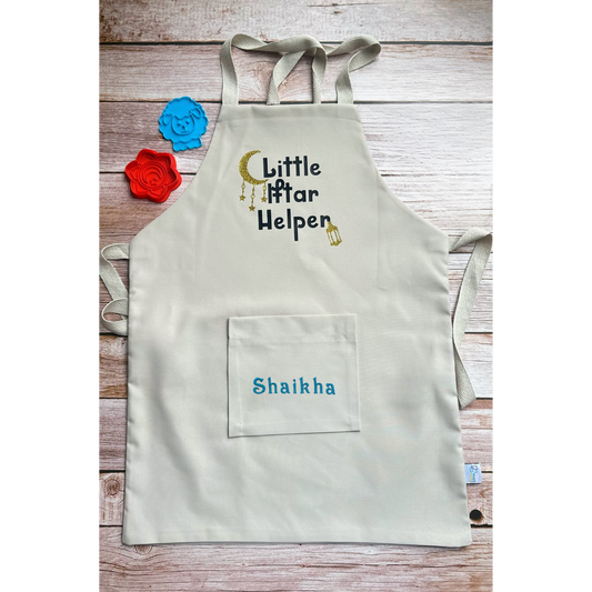 Personalised ramadan and iftar aprons for kids