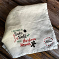 Load image into Gallery viewer, Gingerbread christmas tea towel personalised gift

