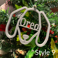 Load image into Gallery viewer, Personalised 3d Christmas ornaments
