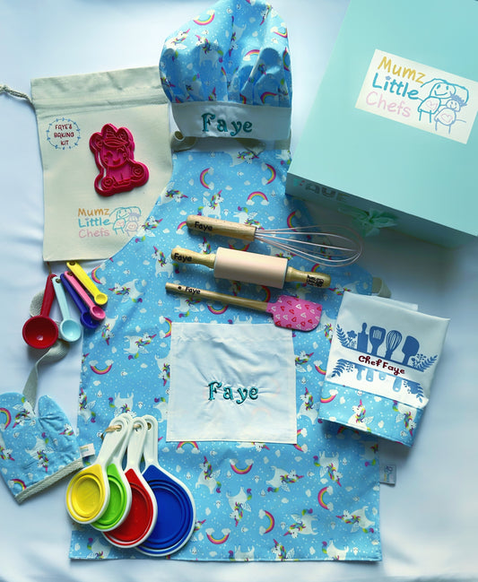 Personalised kids apron and baking kit in Dubai 